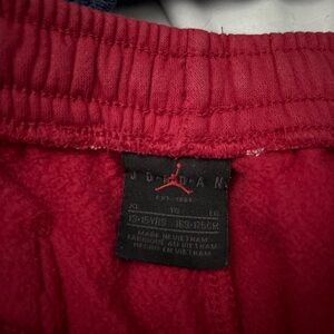 Jordan red sweatpants
